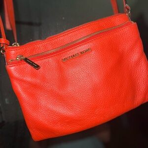 Gorgeous coral colored Michael Kors handbag
